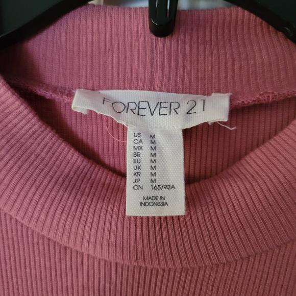Pink Mock Turtleneck Forever 21 Dress - Picture 3 of 3
